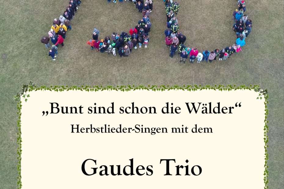 Herbstlieder-Singen mit dem Gaudes Trio 29. September 2023 18:00 Uhr Kirche Elmenhorst